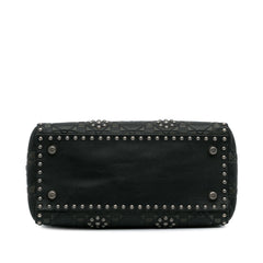 Medium Calfskin Cannage Studded Supple Lady Dior