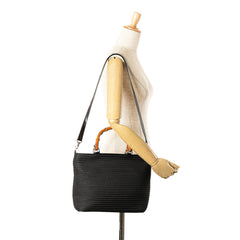 Nylon Bamboo Satchel