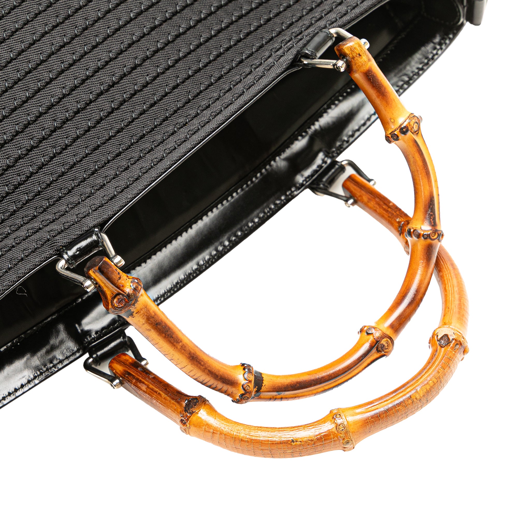 Nylon Bamboo Satchel