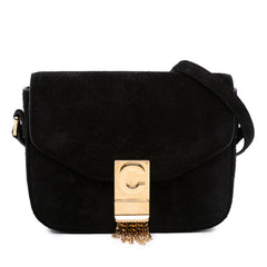 Small Suede Pampille C Bag