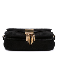 Small Suede Pampille C Bag