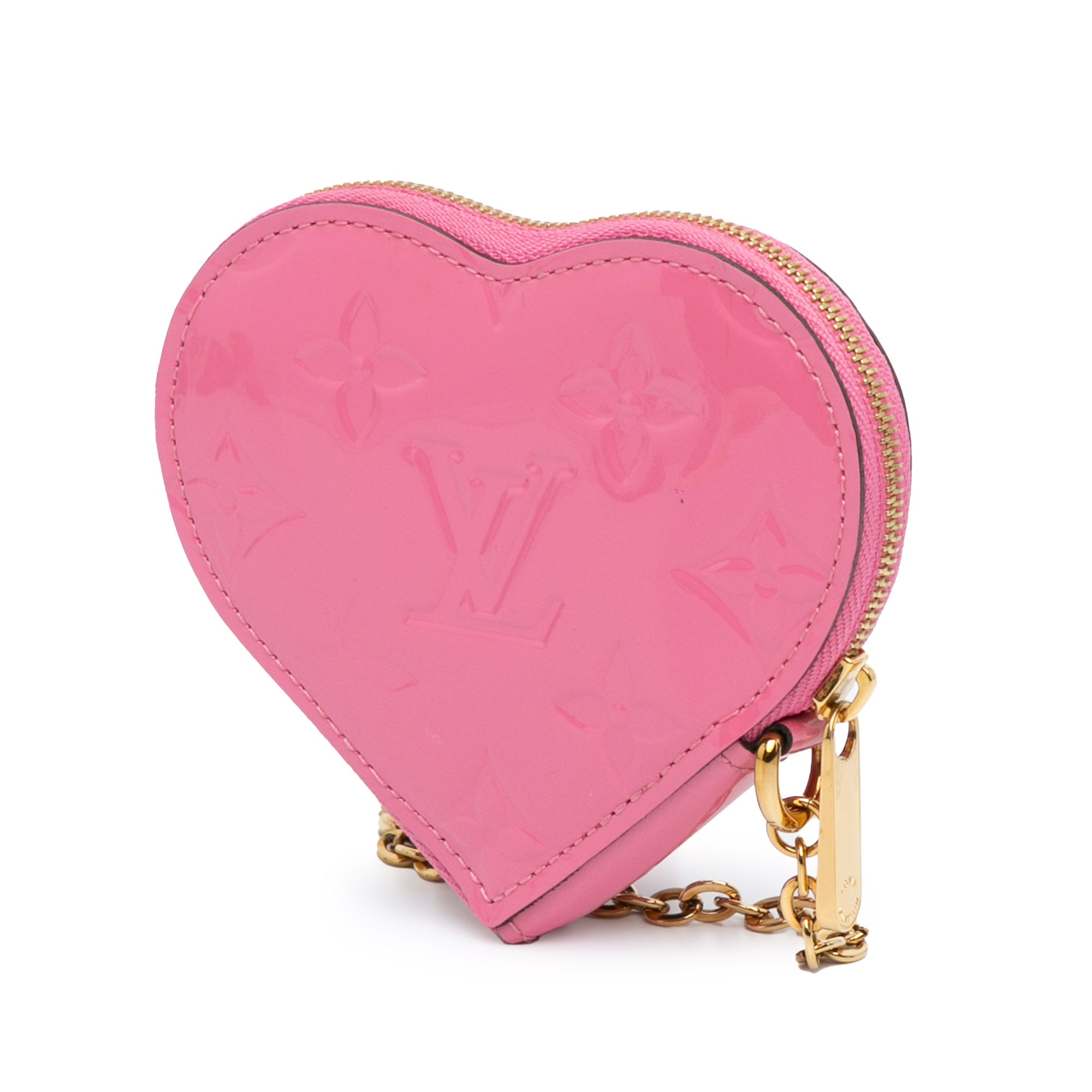 Monogram Vernis Heart Coin Pouch