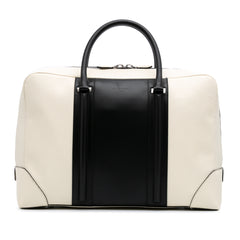 Bicolor Grained Calfskin Lucrezia Briefcase