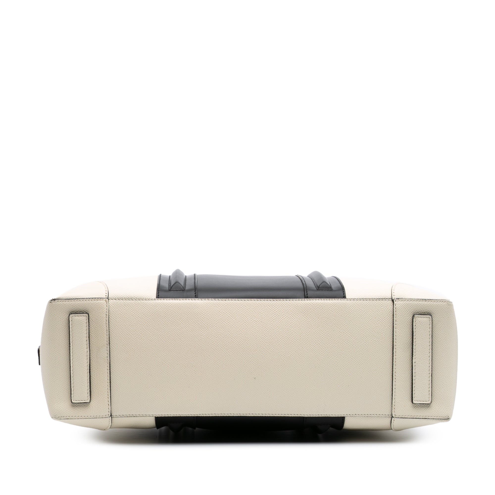 Bicolor Grained Calfskin Lucrezia Briefcase