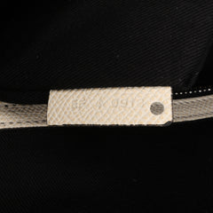 Bicolor Grained Calfskin Lucrezia Briefcase