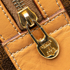 Macadam Coated Canvas Boston Bag