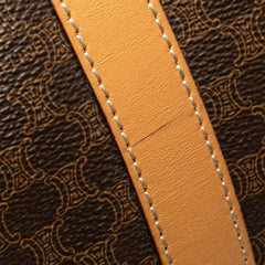 Macadam Coated Canvas Boston Bag