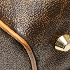 Macadam Coated Canvas Boston Bag