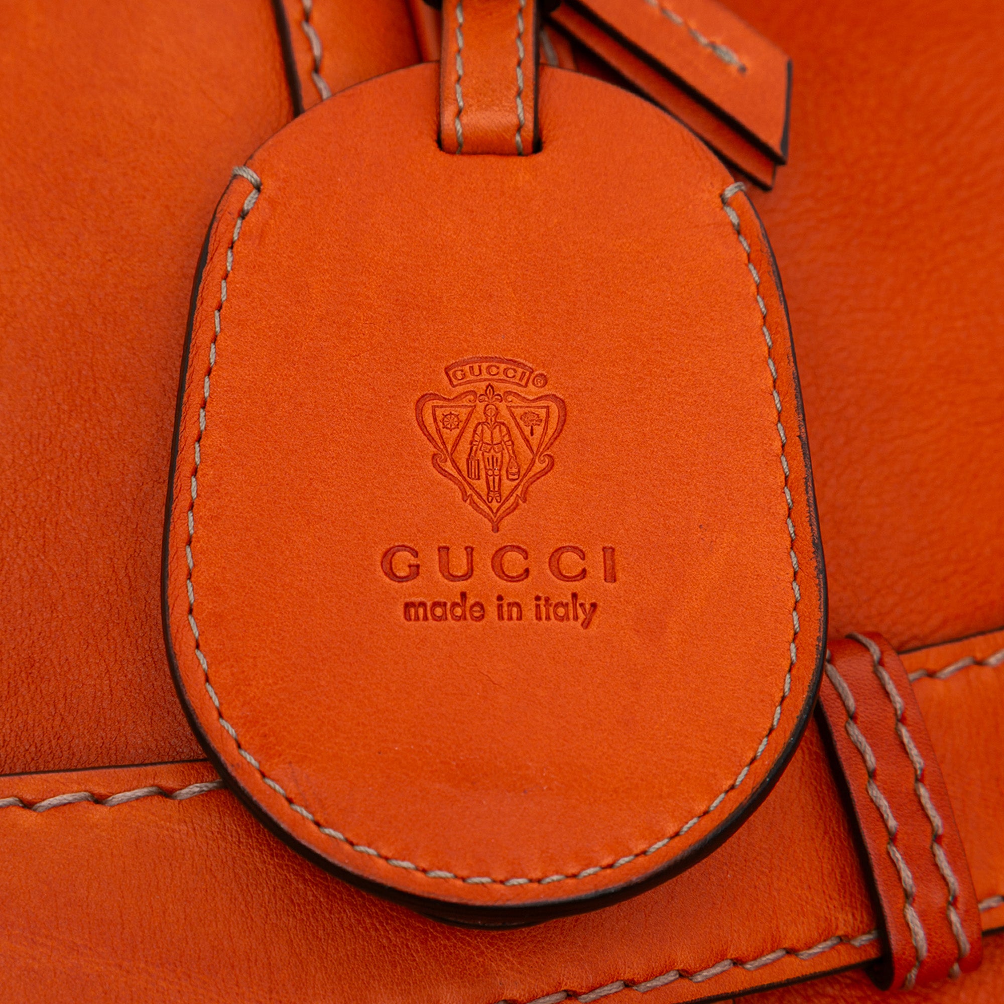 Medium Leather Running Satchel
