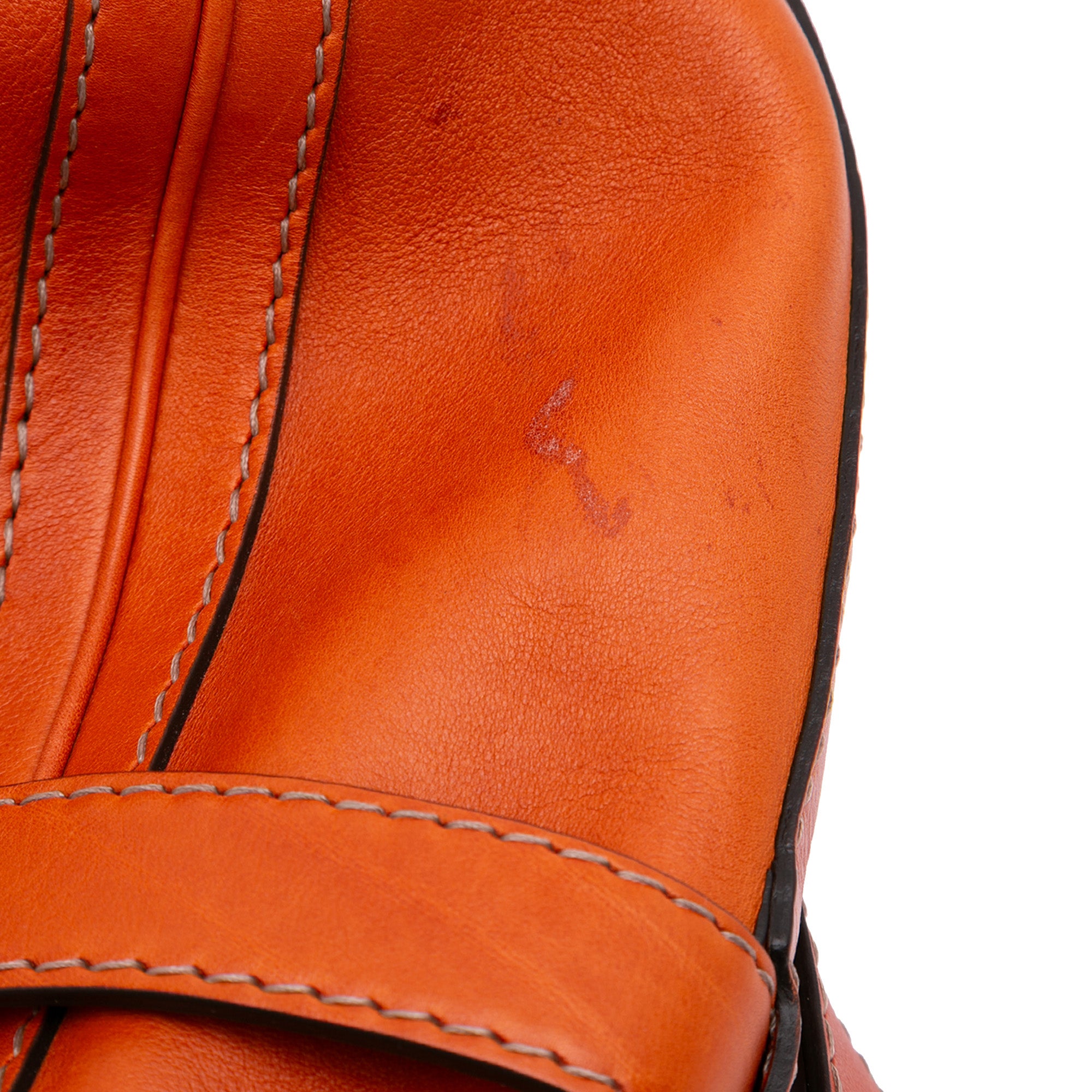 Medium Leather Running Satchel