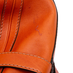 Medium Leather Running Satchel