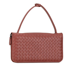 Intrecciato Zip Around Long Wallet