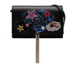 Calfskin Cloud Star Applique Classic Monogram Kate Tassel Wallet on Chain