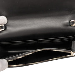 Calfskin Cloud Star Applique Classic Monogram Kate Tassel Wallet on Chain