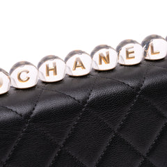 Small Lambskin Chic Pearls Flap