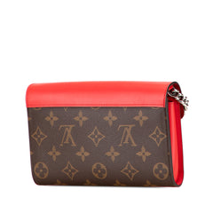 Monogram Tribal Mask Chain Wallet