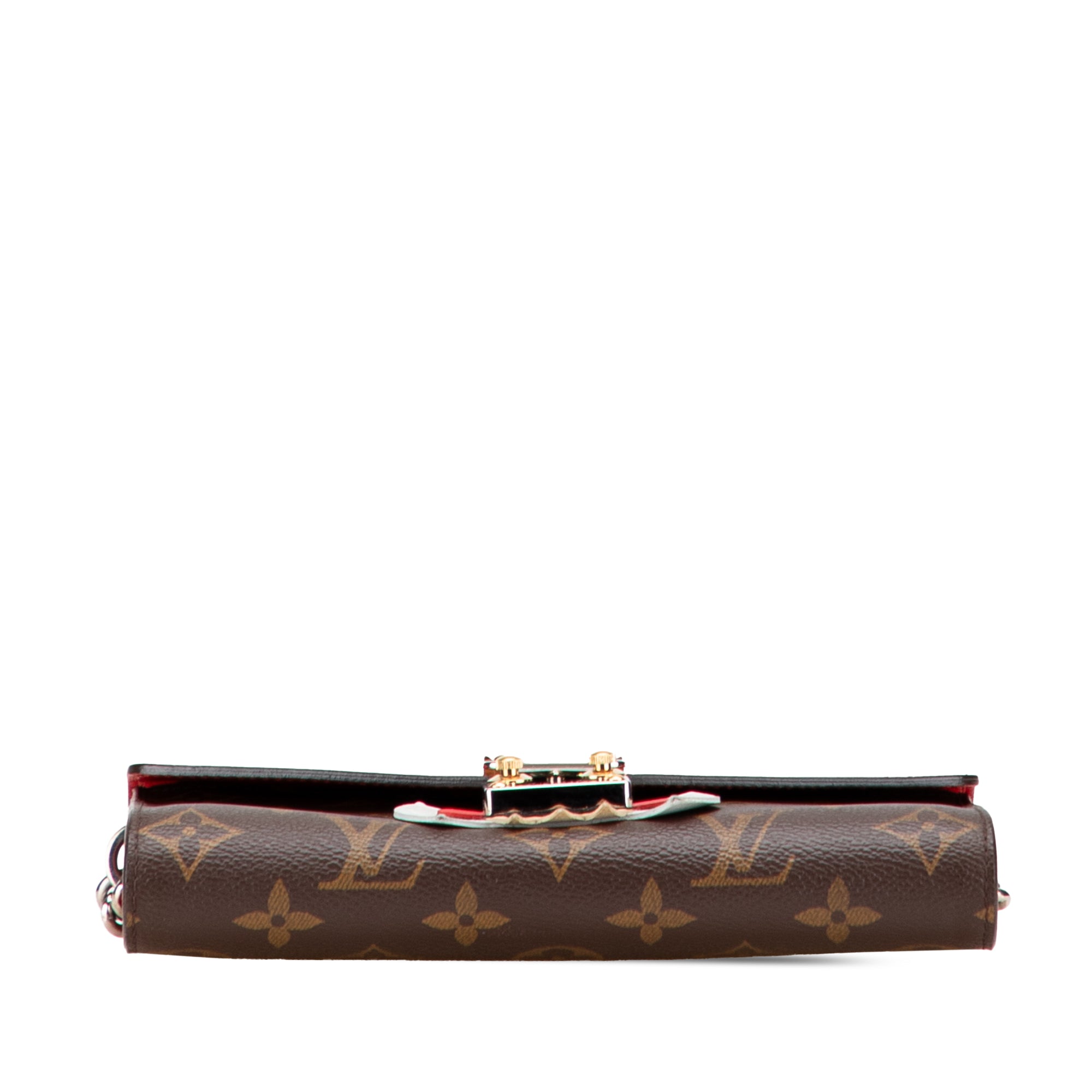 Monogram Tribal Mask Chain Wallet