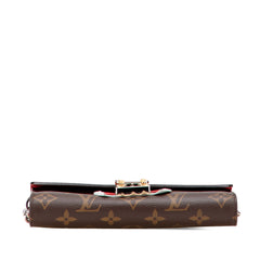 Monogram Tribal Mask Chain Wallet