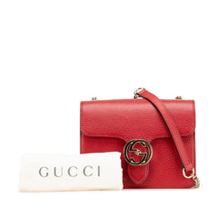 Small Dollar Calfskin Interlocking G Crossbody