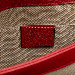Small Dollar Calfskin Interlocking G Crossbody