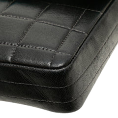 Chocolate Bar Lambskin East West Flap
