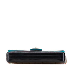 Chocolate Bar Lambskin East West Flap