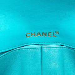 Chocolate Bar Lambskin East West Flap