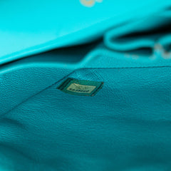 Chocolate Bar Lambskin East West Flap
