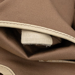 Macadam Canvas Tassel Frame Satchel