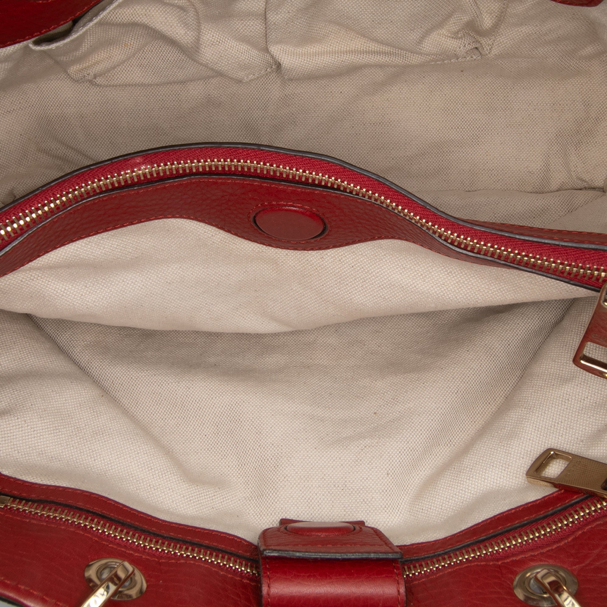 Medium Calfskin Bamboo Shopper Satchel