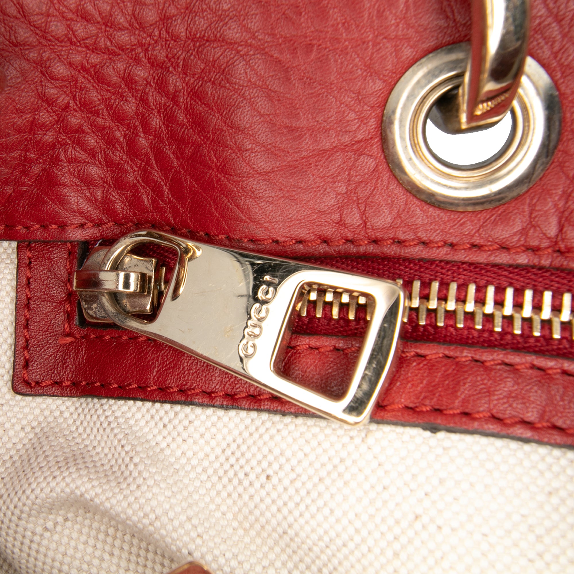 Medium Calfskin Bamboo Shopper Satchel