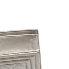 Quilted Lambskin Boy Flap Clutch