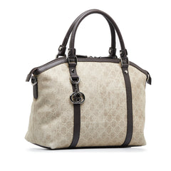 GG Canvas Charm Dome Satchel_1