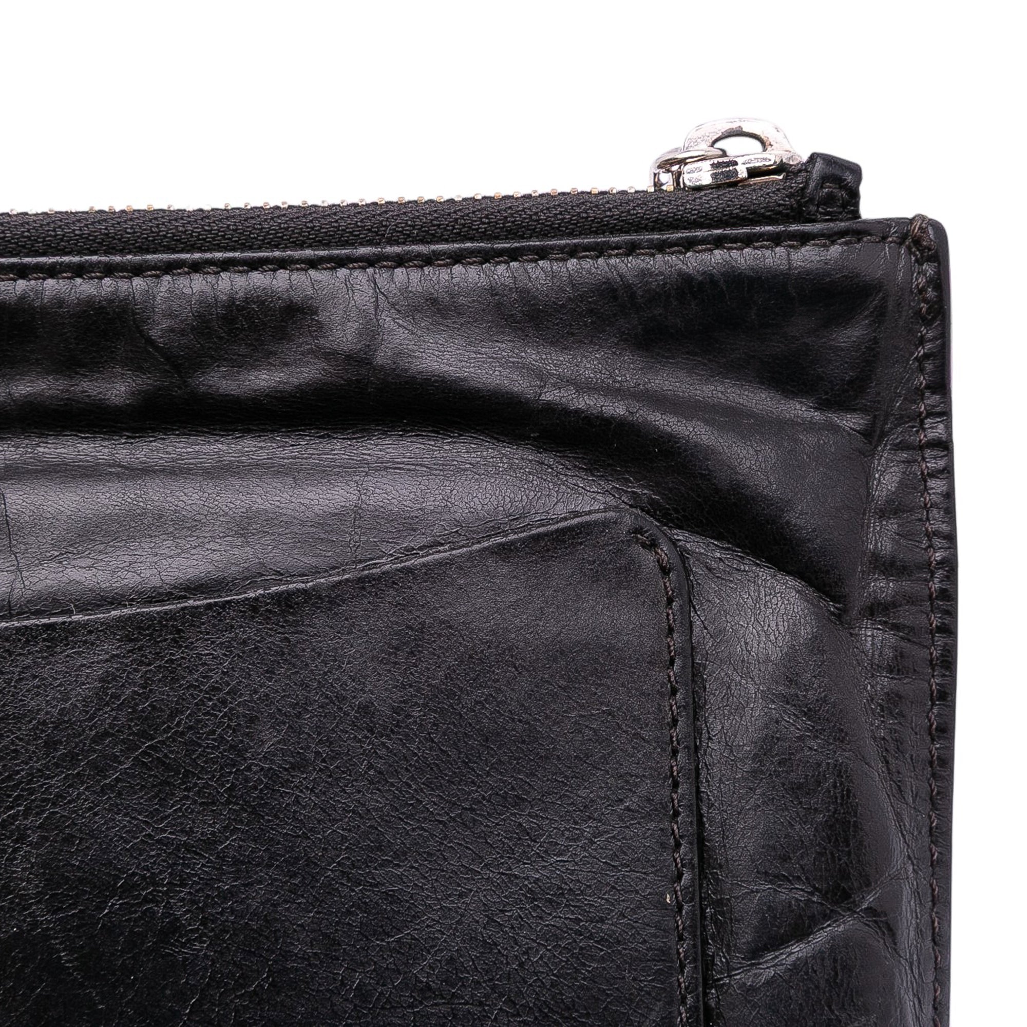 Lambskin Votez Coco Clutch