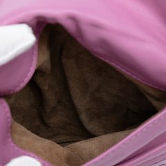 Mini Nappa Intrecciato Expandable Chain Flap Crossbody