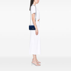 Mini Rectangular Classic Chevron Patent Single Flap