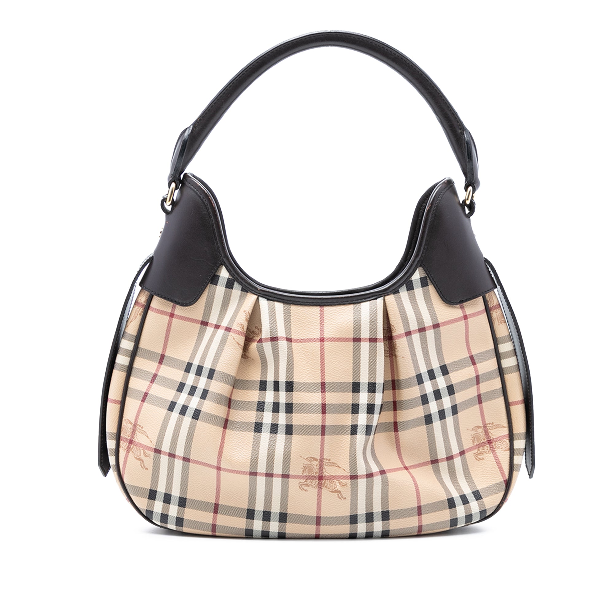 Haymarket Check Coated Canvas Brooklyn Hobo