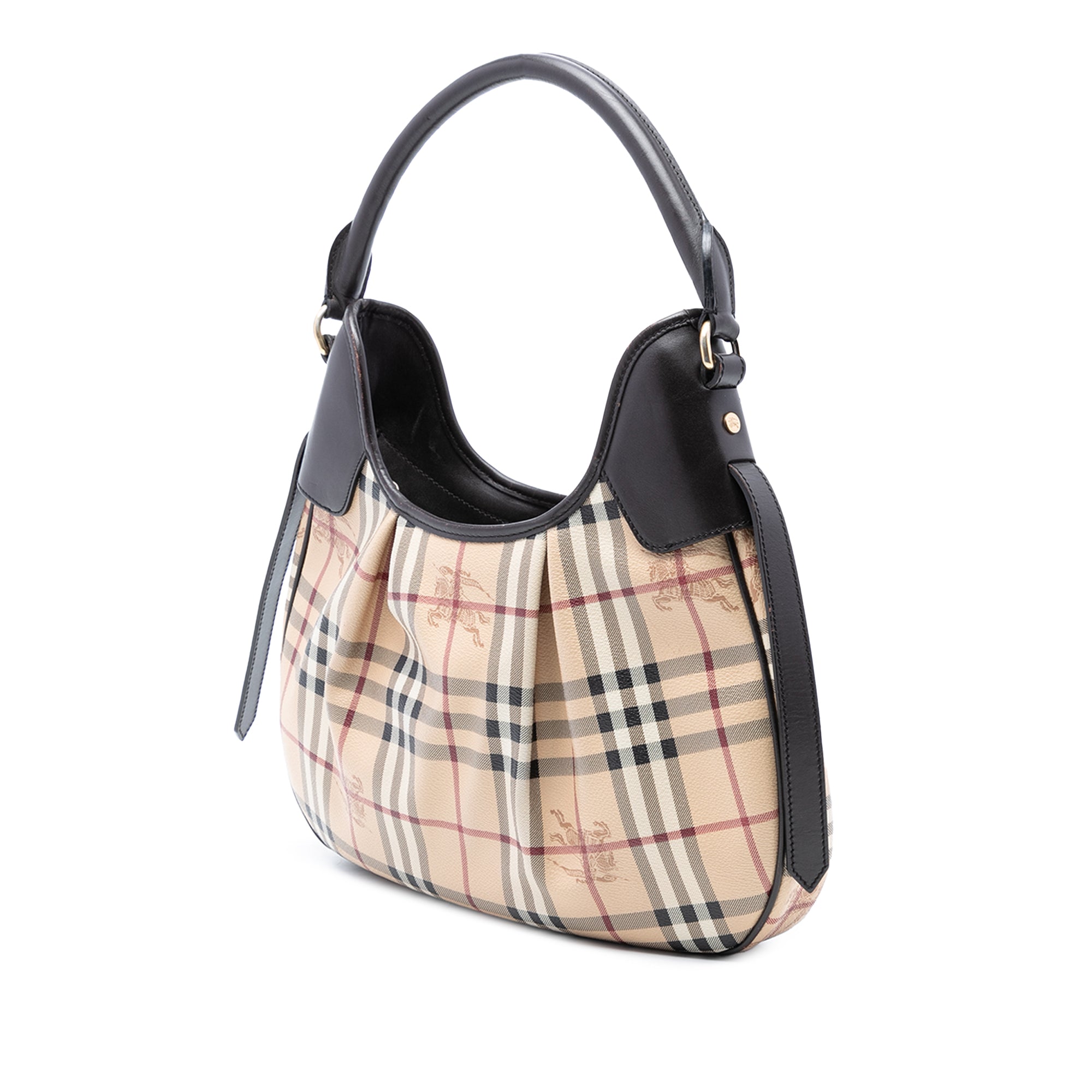 Haymarket Check Coated Canvas Brooklyn Hobo