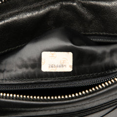 CC Chevron Lambskin Tassel Chain Camera Bag