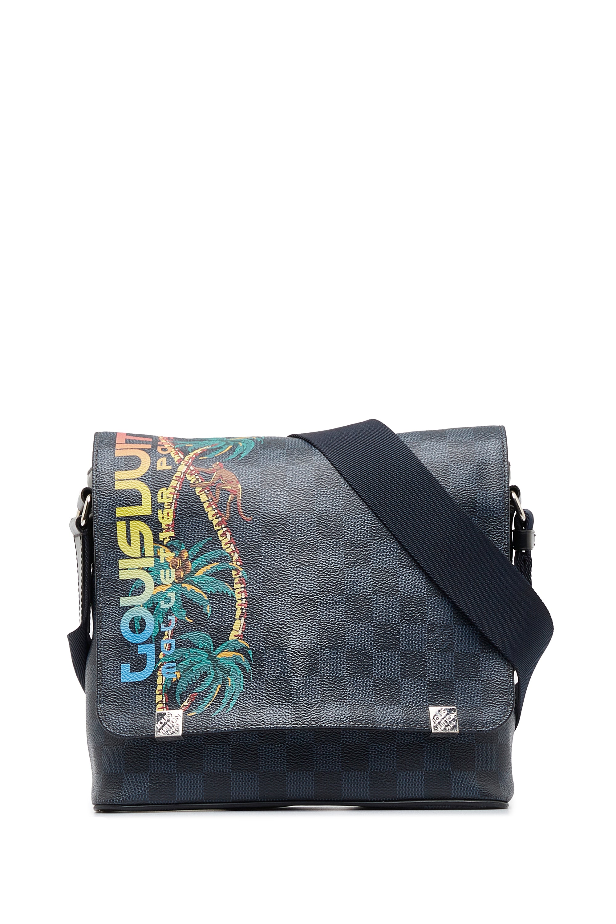 Damier Cobalt Jungle District Messenger PM_0