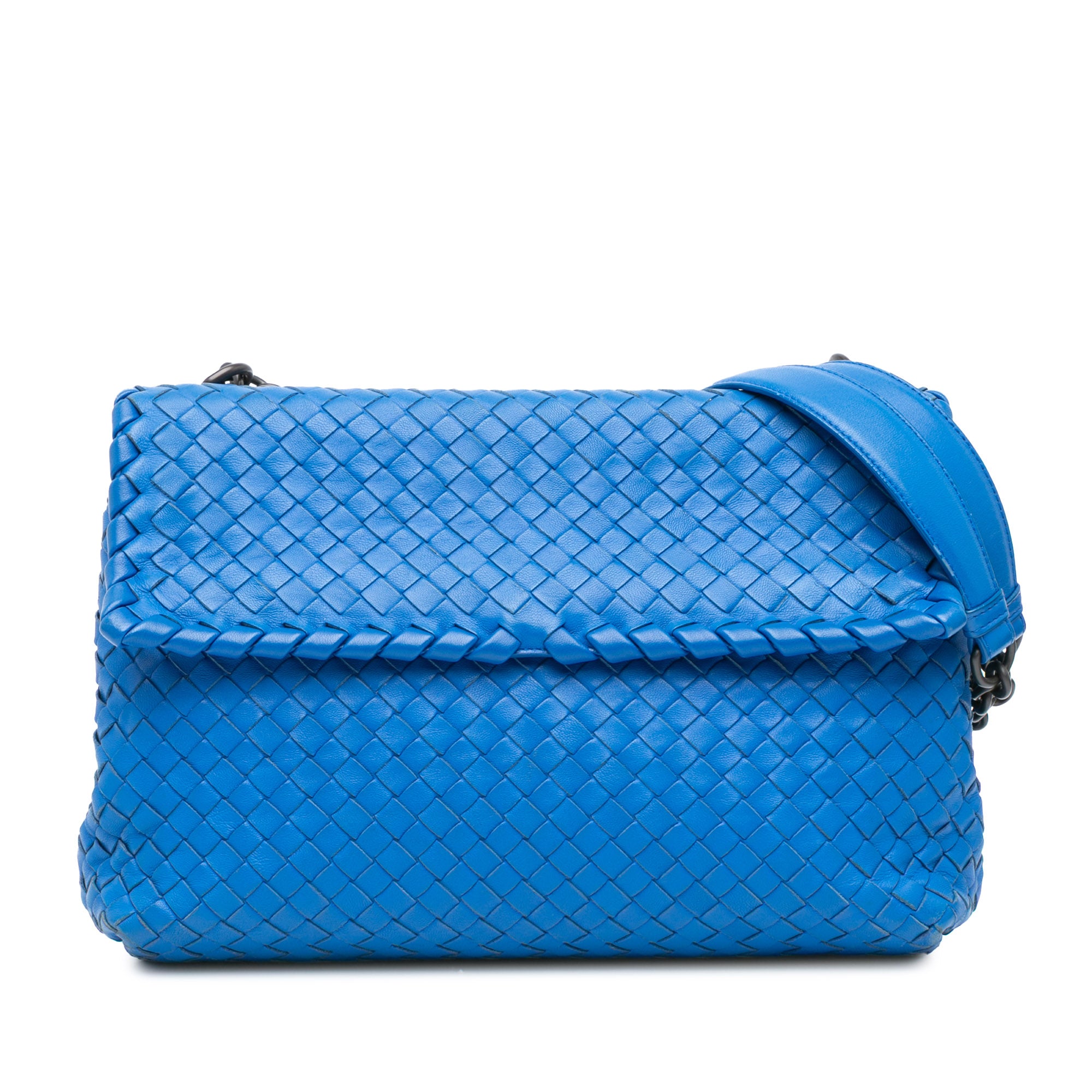Medium Nappa Intrecciato Olimpia Shoulder Bag