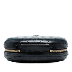 Chevron Stitched Calfskin La Pausa Evening Bag