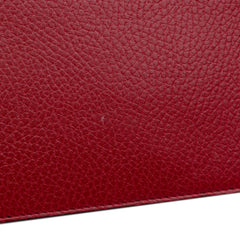 Leather Interlocking G Dollar Wallet on Chain