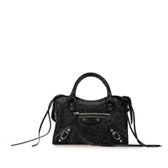 Mini Shearling Motocross Classic City Satchel