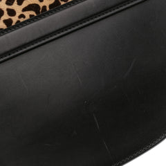 Small Calfskin and Pony Hair Leopard Print Kaia Crossbody