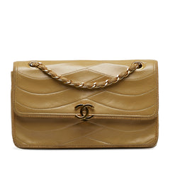 Small Wave Lambskin Flap Bag