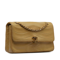 Small Wave Lambskin Flap Bag