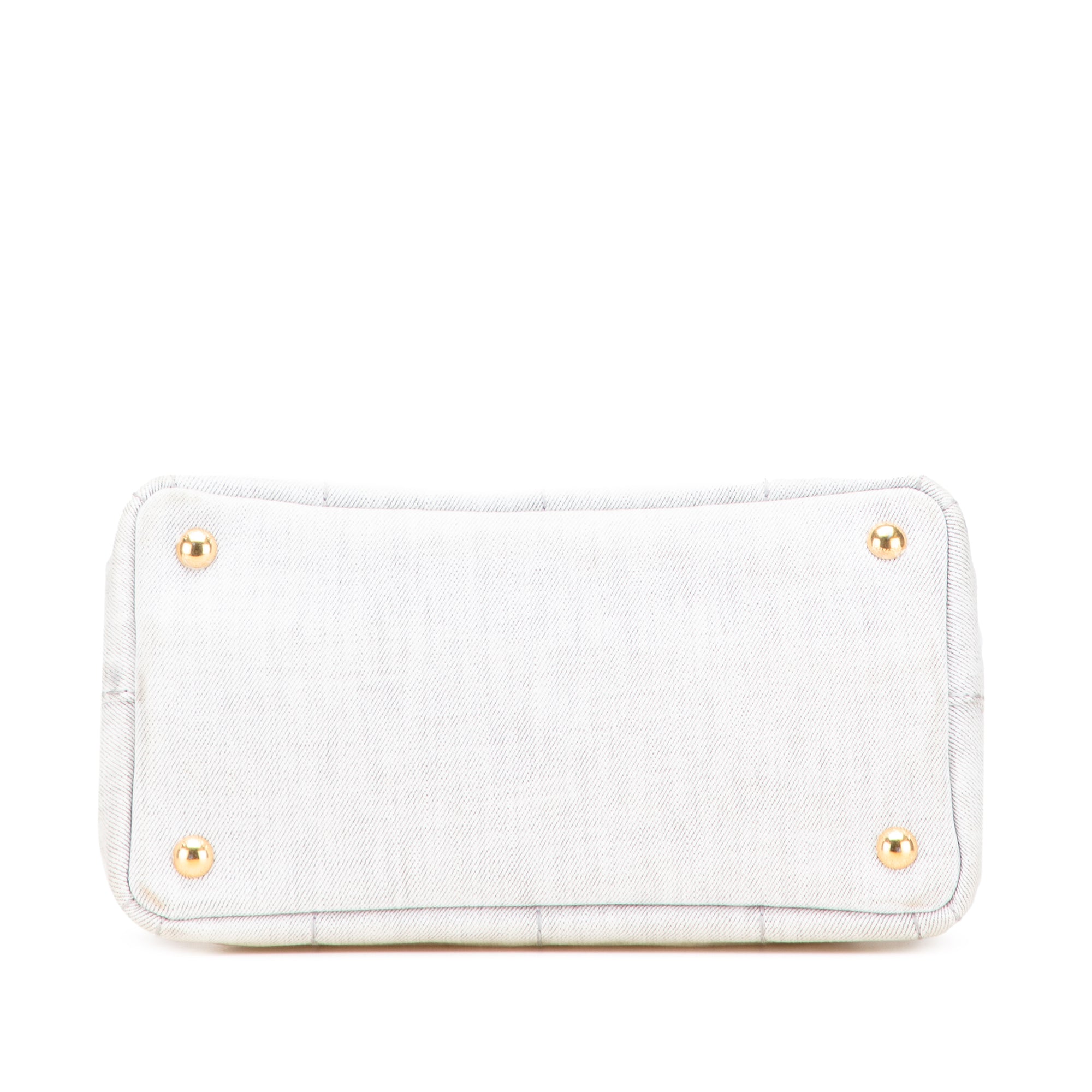 Small Denim Canapa Logo Satchel