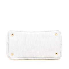 Small Denim Canapa Logo Satchel