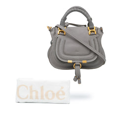 Mini Leather Marcie Satchel